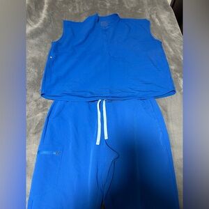 Figs Women's Blue Scrub Set